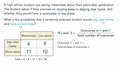 Thumbnail for Find probabilities using two-way frequency tables video