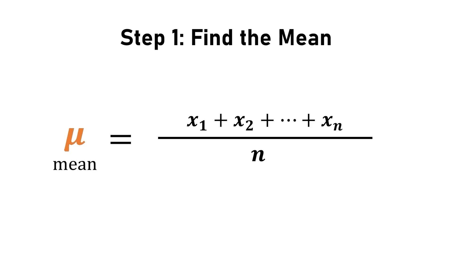 Variance and standard deviation