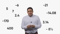 Thumbnail for Compare and order integers video