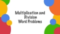 Thumbnail for Two-step multiplication and division word problems video