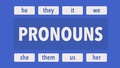 Thumbnail for Identify personal pronouns video