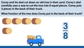 Thumbnail for Fractions of a whole: word problems video