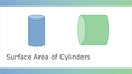 Thumbnail for Surface area of cylinders video