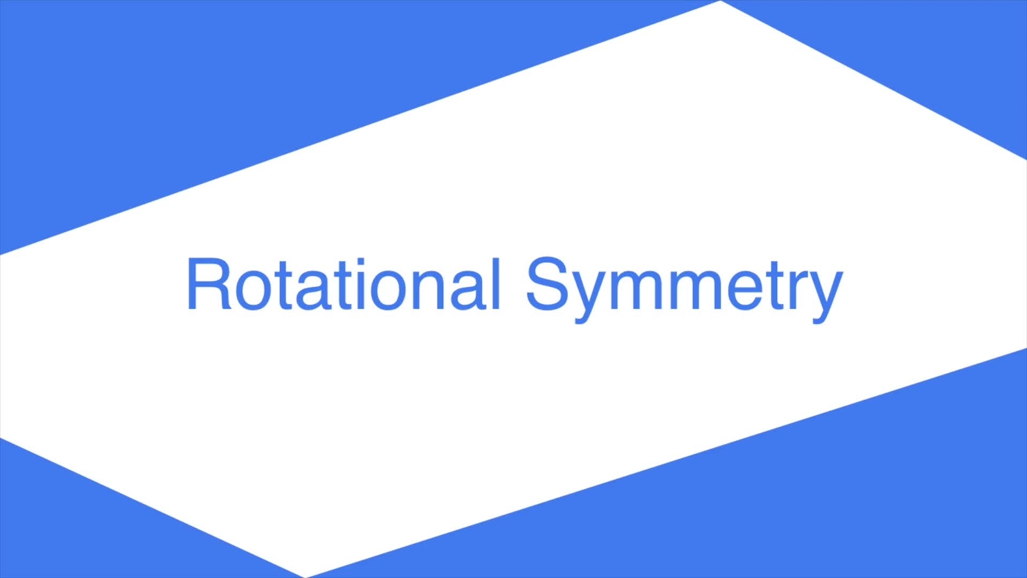 Rotational symmetry