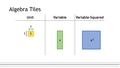 Thumbnail for Multiply two binomials using algebra tiles video