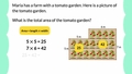 Thumbnail for Area and perimeter of complex figures: word problems video