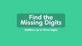 Thumbnail for Addition up to three digits - fill in the missing digits video