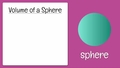 Thumbnail for Volume of spheres video