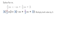 Thumbnail for Solve multi-step equations with fractional coefficients video