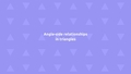Thumbnail for Angle-side relationships in triangles video