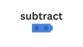Thumbnail for Subtract with cubes - numbers up to 5 video