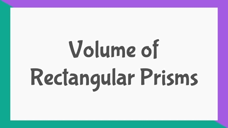 Volume of rectangular prisms made of unit cubes: expressions