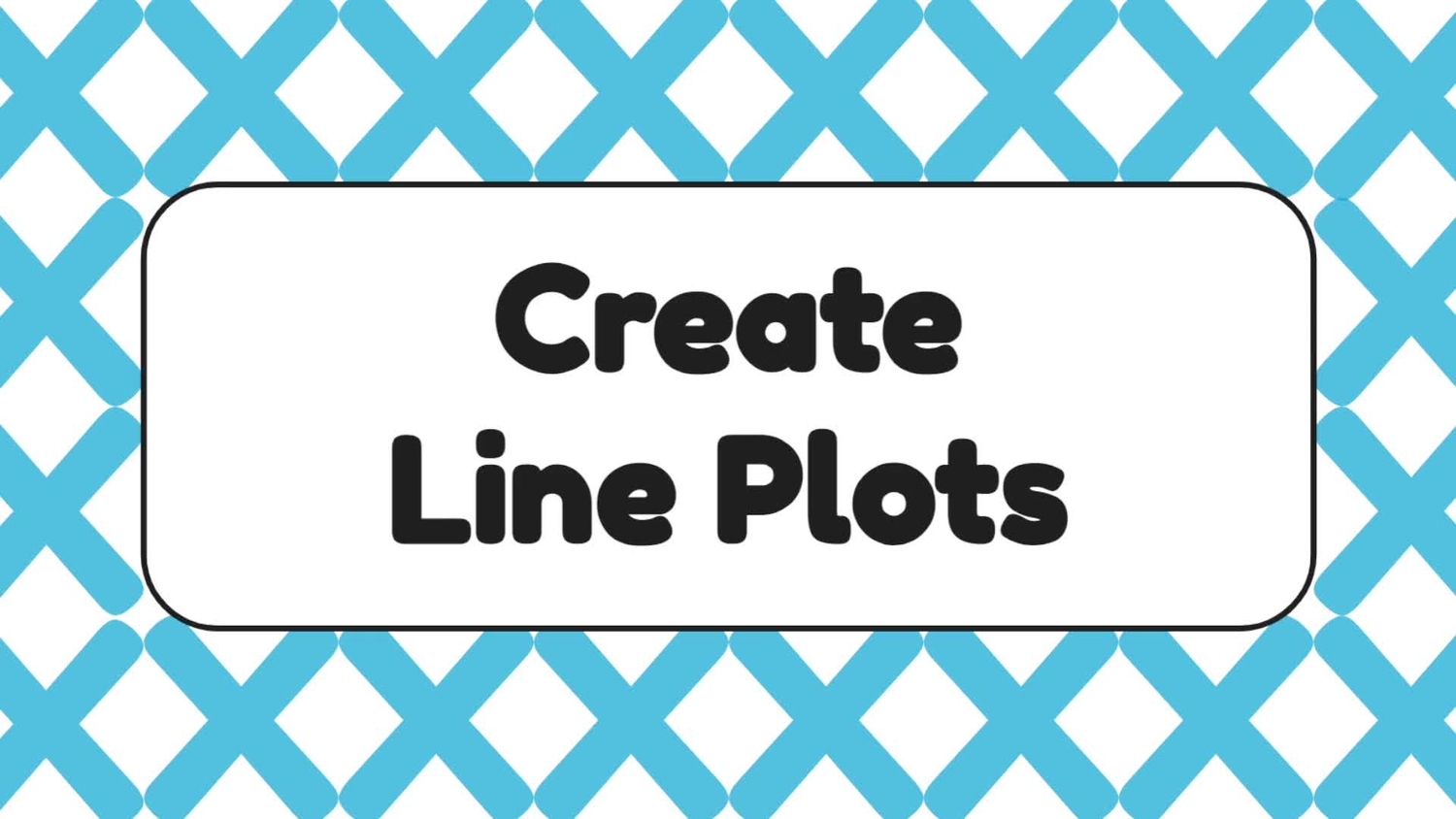 Create line plots