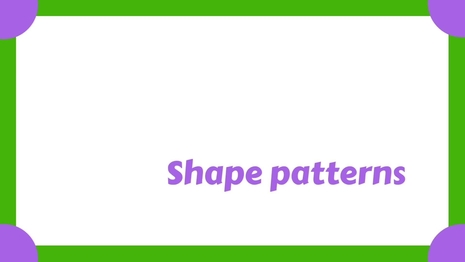 Extend a growing shape pattern