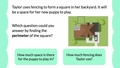Thumbnail for Choose between area and perimeter: word problems video