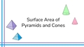 Thumbnail for Surface area of pyramids and cones video
