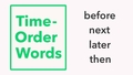 Thumbnail for Identify time-order words video