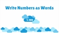 Thumbnail for Writing numbers in words - convert digits to words video