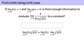Thumbnail for Find limits using limit laws video
