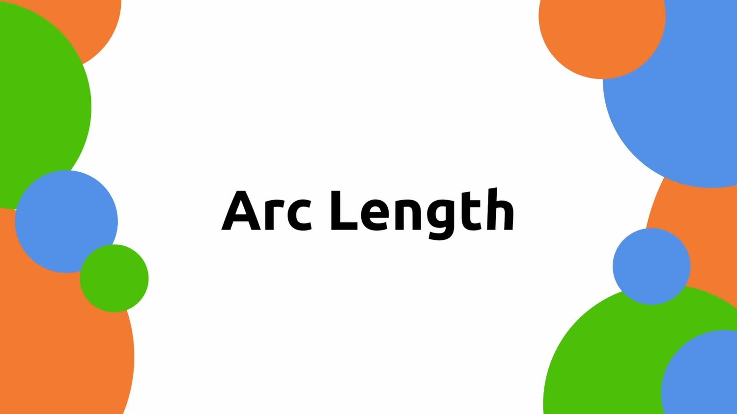 Arc length