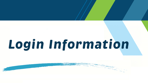 Thumbnail for Login Information