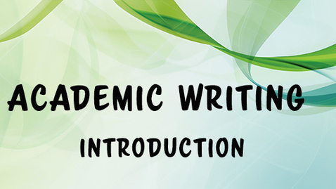 Thumbnail for 1301-Academic Writing - Introduction