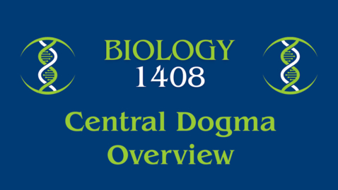 Thumbnail for Central Dogma Overview