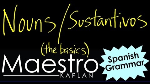 Thumbnail for NOUNS - SUSTANTIVOS 