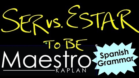 Thumbnail for SER vs ESTAR: How, When and Why to use TO BE