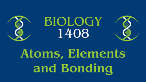 Thumbnail for Atoms, Elements, and Bonding