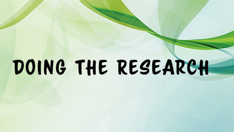 Thumbnail for 1301-Doing the Research