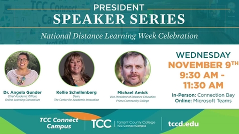Thumbnail for 2022 - Distance Education Speaker Panel