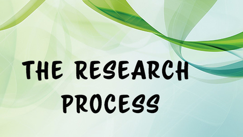 Thumbnail for 1301-The Research Process