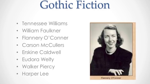 Thumbnail for Southern Gothic Literature