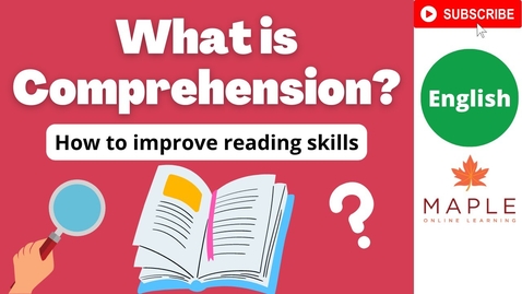 Thumbnail for What is Comprehension?