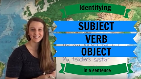 Thumbnail for Identifying Subject, Verb, and Object in a Sentence
