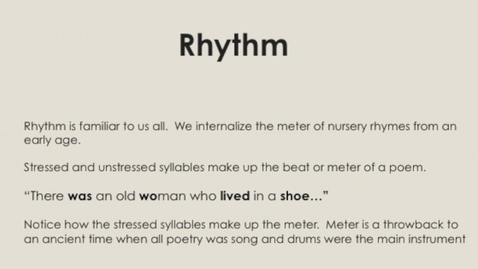 Thumbnail for Poetry Lesson