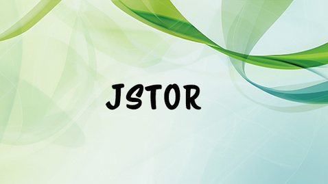 Thumbnail for 1301- Citing from the JSTOR Database