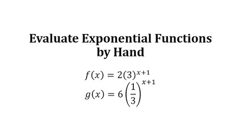 Thumbnail for Evaluate Exponential Functions:  Base 3 and 1/3