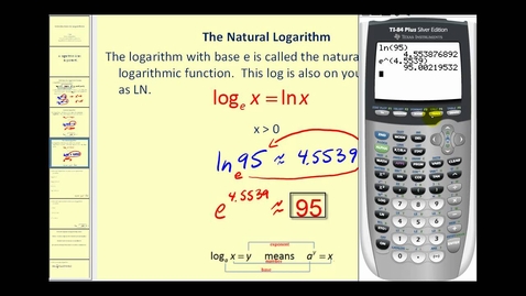 Thumbnail for Introduction to Logarithms