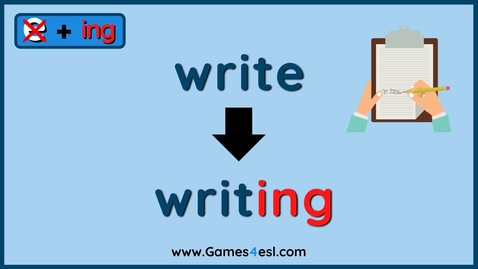 Thumbnail for Present Progressive Verbs 