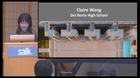 Thumbnail for Claire Wang - High School Summer Scholars 