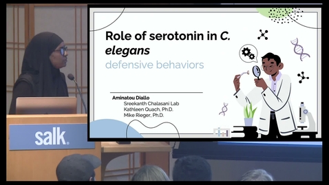 Thumbnail for Aminatou Diallo – Role of serotonin in C. elegans