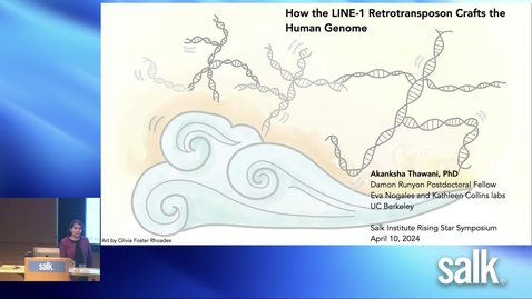 Thumbnail for Akanksha Thawani – Genetic Architects: How the LINE-1 Transposon Crafts the Human Genome