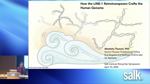 Thumbnail for entry Akanksha Thawani – Genetic Architects: How the LINE-1 Transposon Crafts the Human Genome