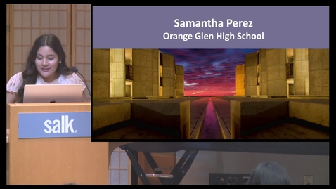 Thumbnail for Samantha Perez - High School Summer Scholars 