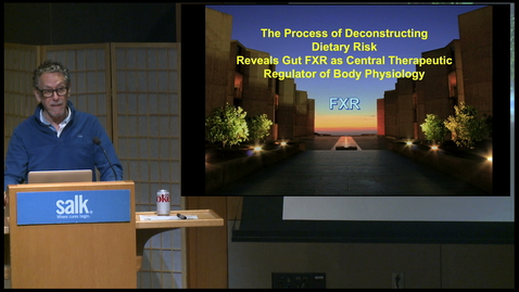 Thumbnail for Ron Evans - Nuclear Receptors and The Science of How High Fat Diets Increase Risk for Metabolic Disease &amp; Cancer
