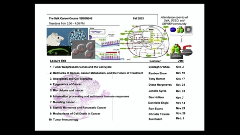 Thumbnail for Reuben Shaw - Hallmarks of Cancer, Cancer Metabolism, and the Future of Treatment