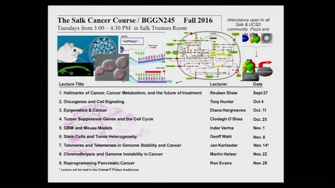 Thumbnail for Clodagh O’Shea – Tumor Suppressors Genes and the Cell Cycle