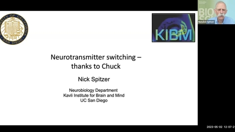 Thumbnail for Nicholas Spitzer - Neurotransmitter switching – thanks to Chuck